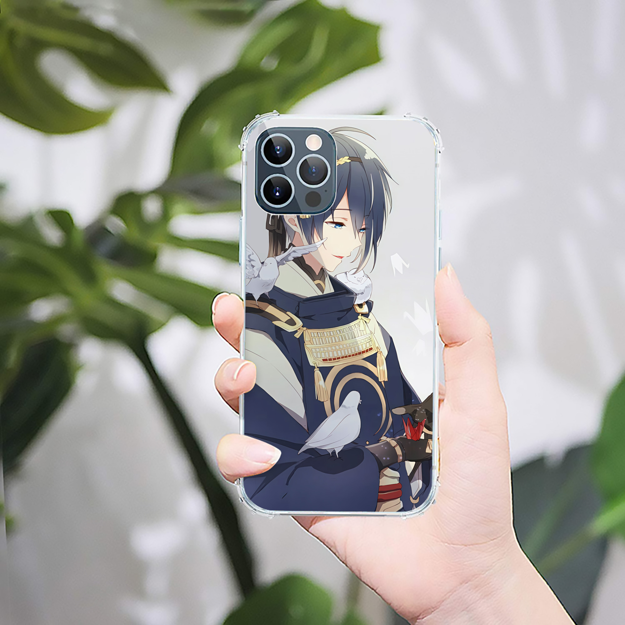 （画像用） 刀剣乱舞 Touken Ranbu 【iPhone 12シリーズ対応】透明スマホケース（クリアソフトケース）